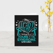 Bewustzijn van syndroom van Tourette Kaart (Gele Bloem)