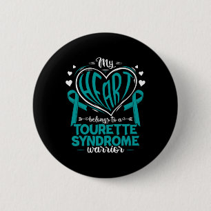 Bewustzijn van syndroom van Tourette Ronde Button 5,7 Cm