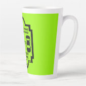 bewustzijn van verkeersveiligheid op de fiets latte mok (Rechts)