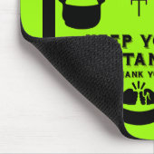 bewustzijn van verkeersveiligheid op de fiets muismat (Hoek)