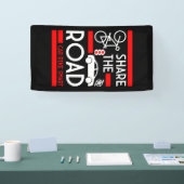 bewustzijn van verkeersveiligheid op de fiets spandoek (Beurs)