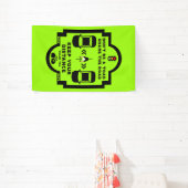 bewustzijn van verkeersveiligheid op de fiets spandoek (Insitu)