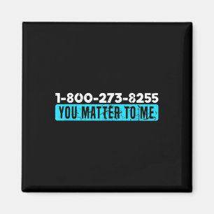 Bewustzijn van zelfmoordhotline nummer magneet