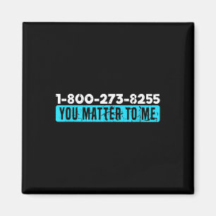 Bewustzijn van zelfmoordhotline nummer magneet