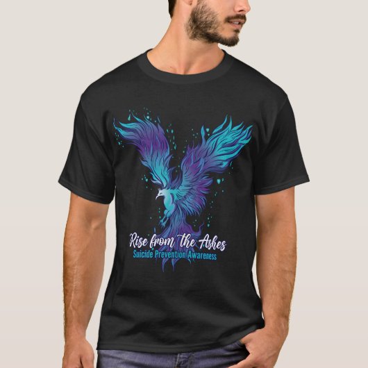 Bewustzijn van zelfmoordpreventie - Phoenix Rise f T-shirt (Voorkant)
