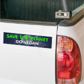 Bewustzijn Vegan Bumpersticker (Op Truck)