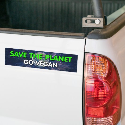 Bewustzijn Vegan Bumpersticker (Op Truck)