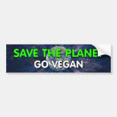 Bewustzijn Vegan Bumpersticker (Voorkant)