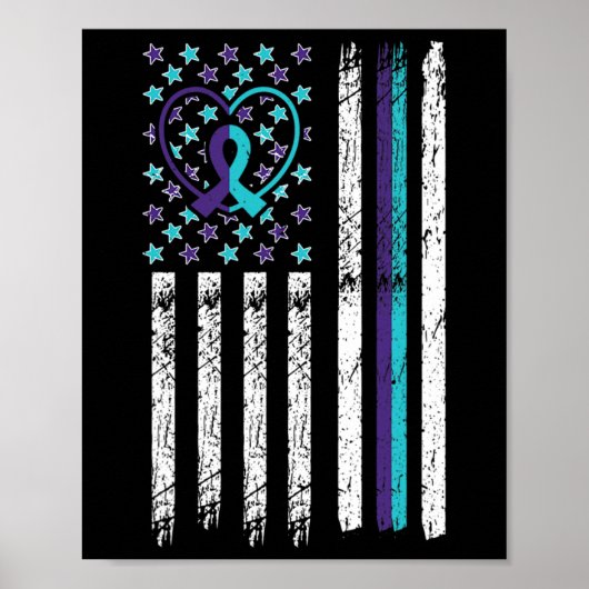 Bewustzijn Vlag Angst Psychische Gezondheid Therap Poster (Voorkant)