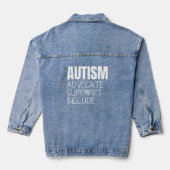 Bewustzijn voor autisme is onder andere Denim Jack Jacket (Achterkant)