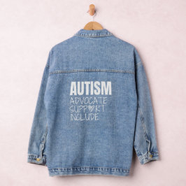 Bewustzijn voor autisme is onder andere Denim Jack Jacket