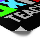 Bewustzijn voor dyslexie leraar poster (Hoek)