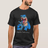 Bewustzijn voor Guillain-Barré-syndroom Maand Blau T-shirt (Voorkant)