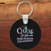 Bewustzijn voor zelfmoordpreventie die u belangrij sleutelhanger (Achterkant)