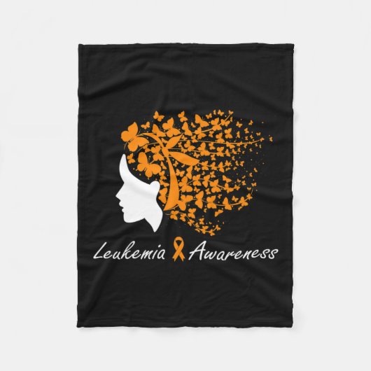 Bewustzijn - Vrouwen Vlinders Haar Paarse Lint Fleece Deken (Voorkant)