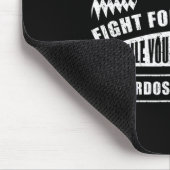 Bewustzijn Warrior Addiction Survivor Support Figh Muismat (Hoek)