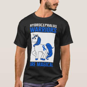 Bewustzijn Warrior Magische Eenhoorn Blauw Lint 1 T-shirt