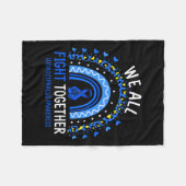 Bewustzijn We vechten allemaal samen Fleece Deken (Voorkant (Horizontaal))