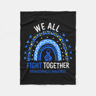 Bewustzijn We vechten allemaal samen Fleece Deken