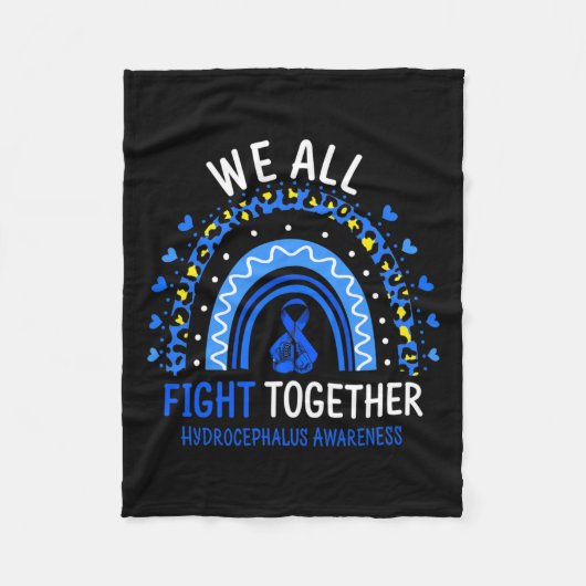 Bewustzijn We vechten allemaal samen Fleece Deken (Voorkant)