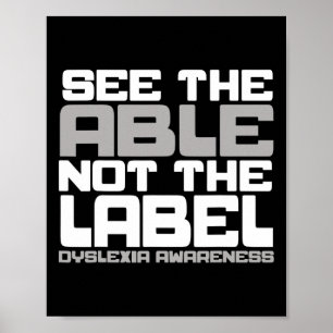 Bewustzijn Zie de mogelijkheid, niet de labelleraa Poster