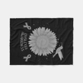 Bewustzijn Zonnebloem Kolibrie Gift Fleece Deken (Voorkant (Horizontaal))