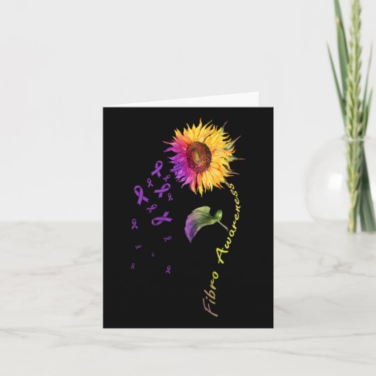Bewustzijn Zonnebloemfibro Kaart (Voorkant)