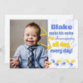 Bewustzijnsaankondiging bij downsyndroom kaart (Voorkant / Achterkant)