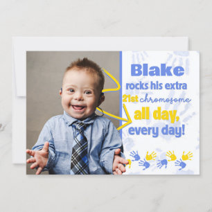 Bewustzijnsaankondiging bij downsyndroom kaart