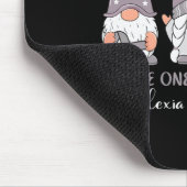 Bewustzijnscadeau Gnome One vecht alleen Zilveren  Muismat (Hoek)