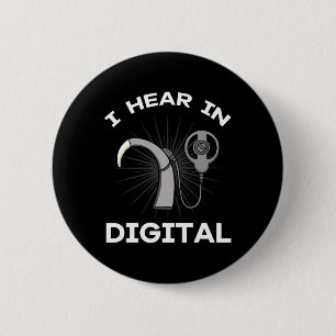 Bewustzijnsimplantaat Digitaal hoortoestel ASL Ronde Button 5,7 Cm