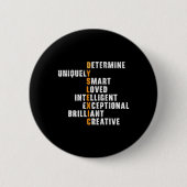 Bewustzijnsleesstoornis Leerstoornis 2 Ronde Button 5,7 Cm (Voorkant)