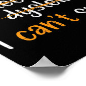 Bewustzijnsleesstoornis Leerstoornis 5 Poster (Hoek)