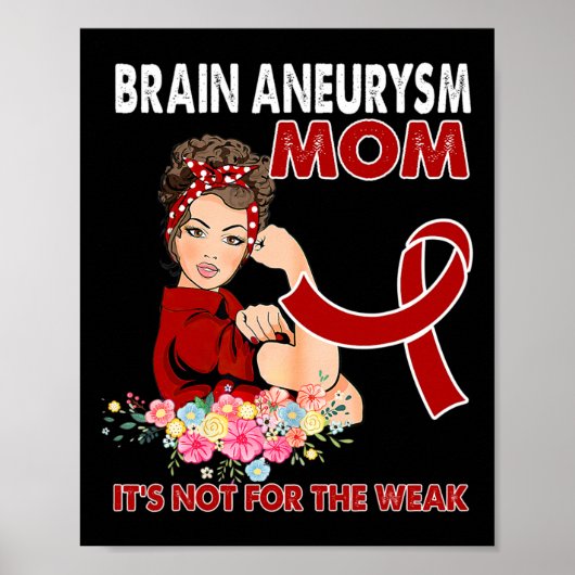 Bewustzijnslint voor hersenaneurysma poster (Voorkant)