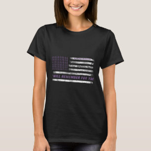 Bewustzijnsmaand I Einde Paarse Lint Olifant 5 T-shirt