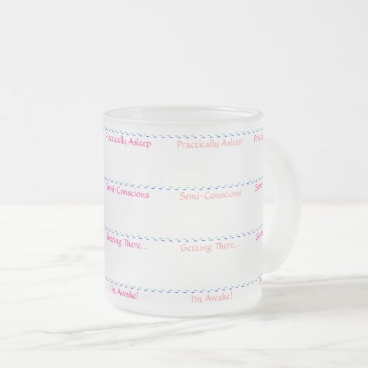 Bewustzijnsniveau vooringenomen Mok (Voorkant rechts)