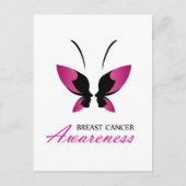 Bewustzijnsondersteuning bij borstkanker briefkaart (Voorkant)