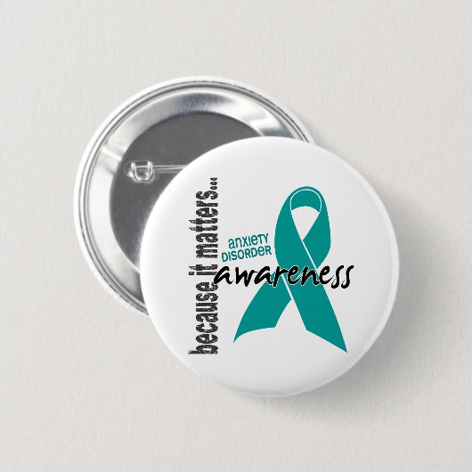 Bewustzijnsstoornis 1 Angststoornis Ronde Button 5,7 Cm (Voorkant /achterkant)