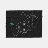 Bewustzijnsstoornis Fleece Deken (Voorkant (Horizontaal))