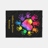 Bewustzijnssyndroom Hands-Williams-syndroom Gift Fleece Deken (Voorkant (Horizontaal))