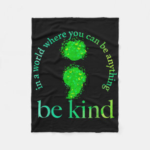 Bewustzijnszorg als een soort groene vlinder fleece deken