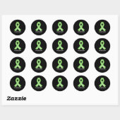 Bewustzijnszorg voor geesteszieken Ondersteuning v Ronde Sticker (Vel)