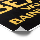 Bex les Bains, Suisse Française, ligne du Simplon Poster (Hoek)