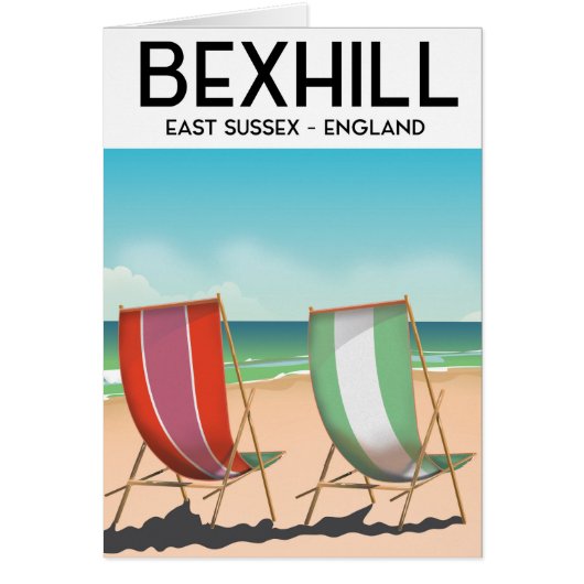 Bexhill East Sussex Engeland reisposter (Voorkant)