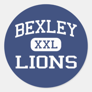 Bexley - Lions - Bexley High School - Bexley Ohio Ronde Sticker