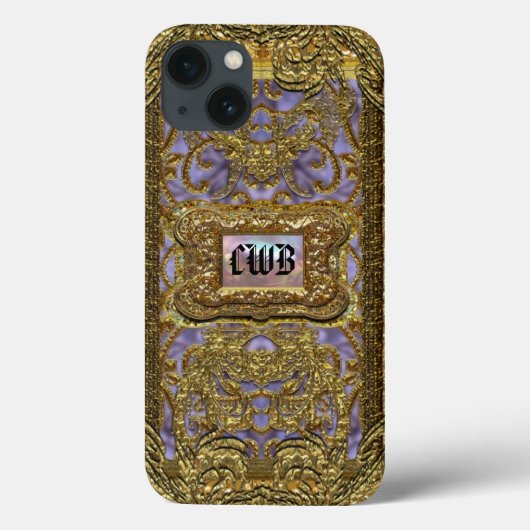 Bexley Victoriaanse beschermende monogram Case-Mate iPhone Case (Achterkant)