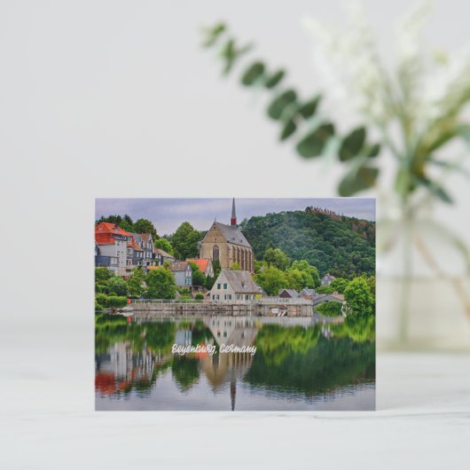 Beyenburg, Duitsland schilderachtig foto Briefkaart (Staand voorkant)