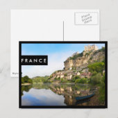 Beynac-et-Cazenac en briefkaart van de Dordogne-gr (Voorkant / Achterkant)