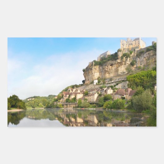Beynac-et-Cazenac en Dordogne rechthoekige sticker (Voorkant)