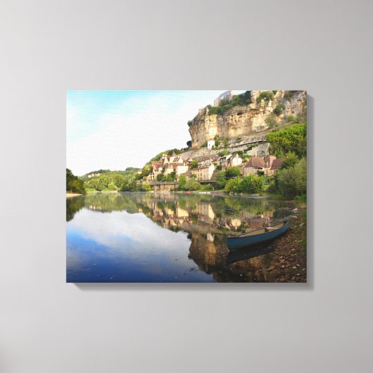 Beynac-et-Cazenac en Dordogne rivierdoek print (Voorkant)